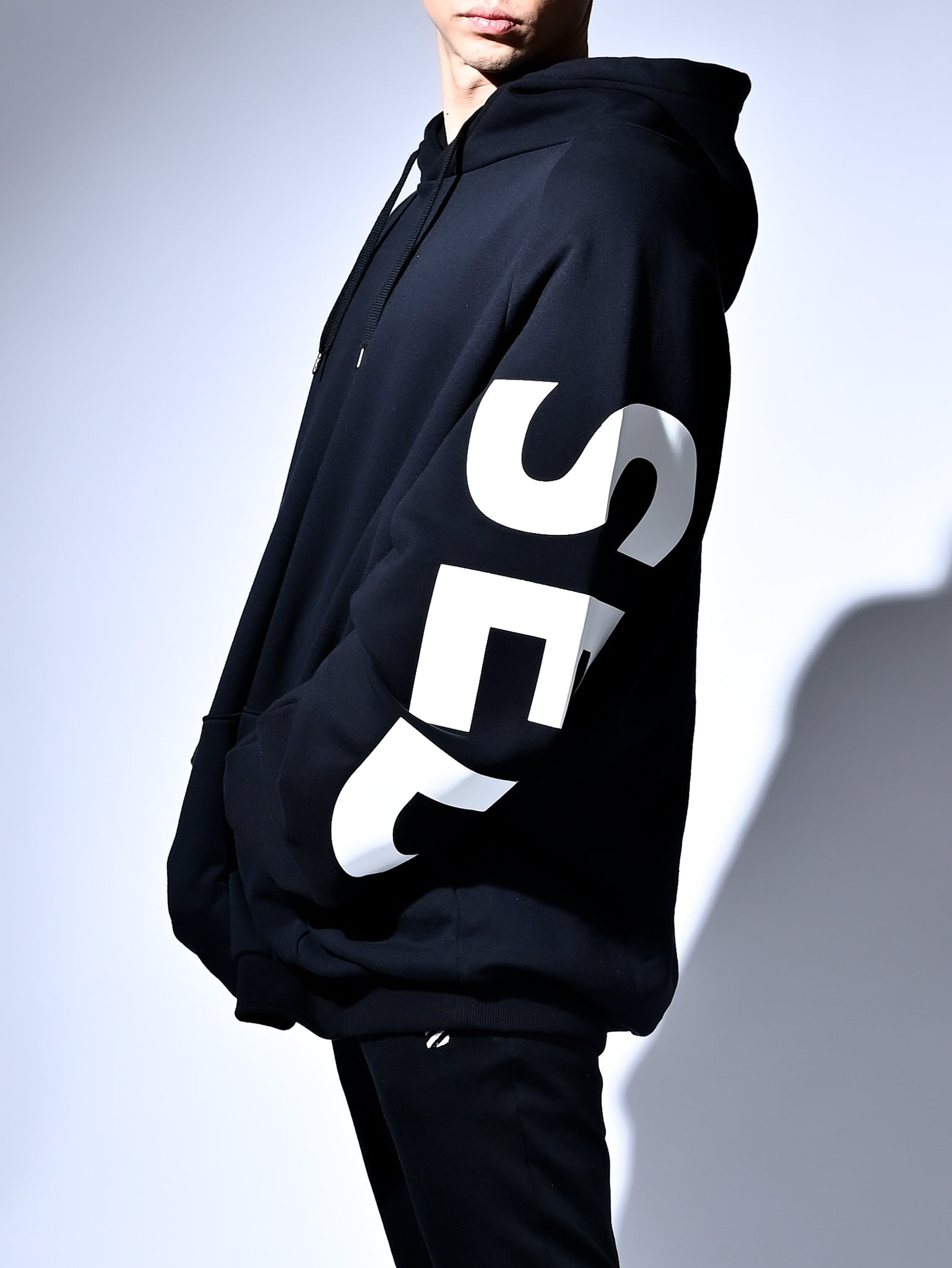 Sleeve Big Logo Hoodie